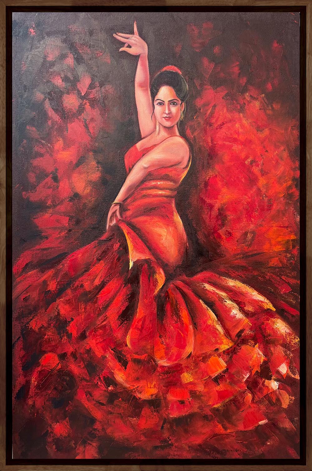 The Gracious  Flamenco Dancer Art