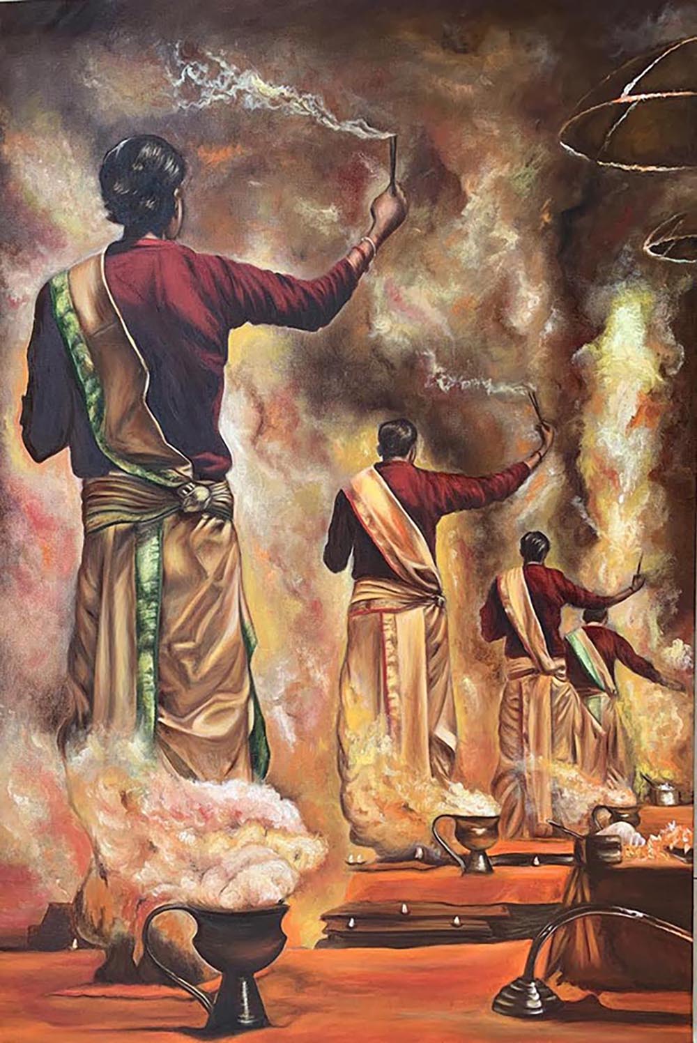 Varanasi Ganga  Aarti - 1 Art